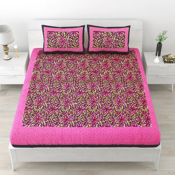 Premium_Cotton_Bedsheet,_Pink_(TC-220)