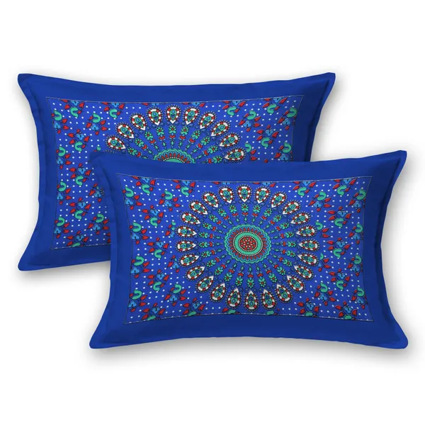 Premium_Cotton_Bedsheet,_Blue_(TC-220)