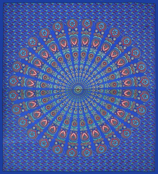 Premium_Cotton_Bedsheet,_Blue_(TC-220)