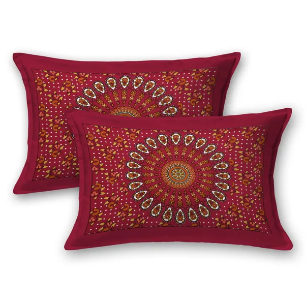 Premium_Cotton_Bedsheet,_Maroon_(TC-220)
