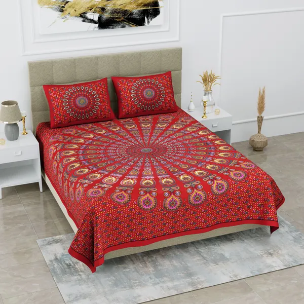Premium_Cotton_Bedsheet,_Red_(TC-220)