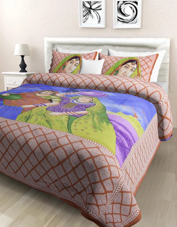 Premium_Cotton_Bedsheet,_Brown_(TC-220)