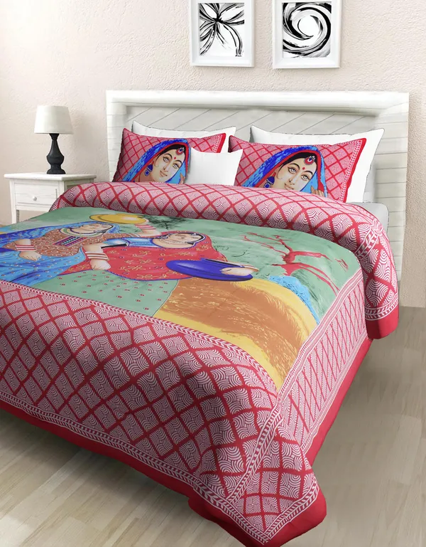 Premium_Cotton_Bedsheet,_Red_(TC-220)