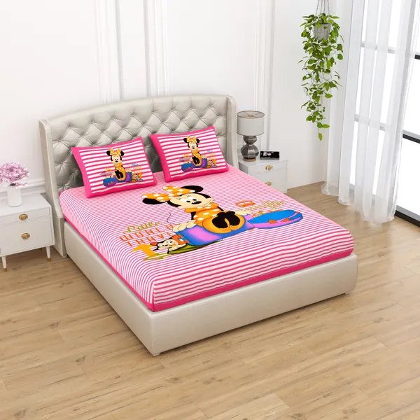Premium_Cotton_Bedsheet,_Pink_(TC-220)