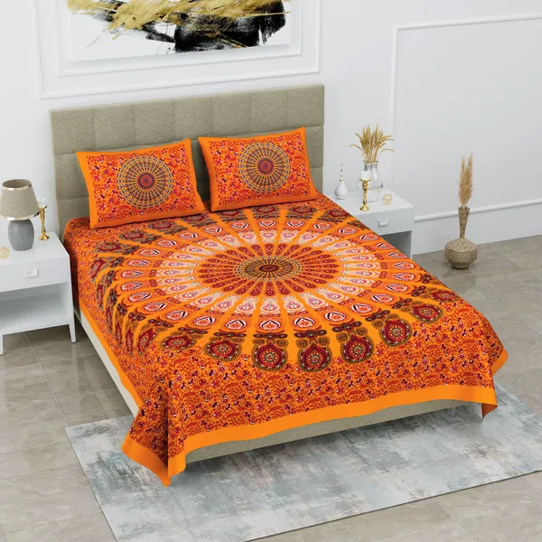Premium_Cotton_Bedsheet,_Yellow_(TC-220)
