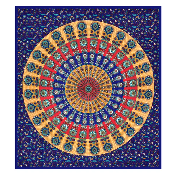 Premium_Cotton_Bedsheet,_Blue_(TC-220)