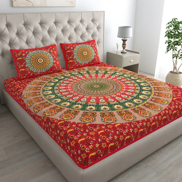 Premium_Cotton_Bedsheet,_Red_(TC-220)