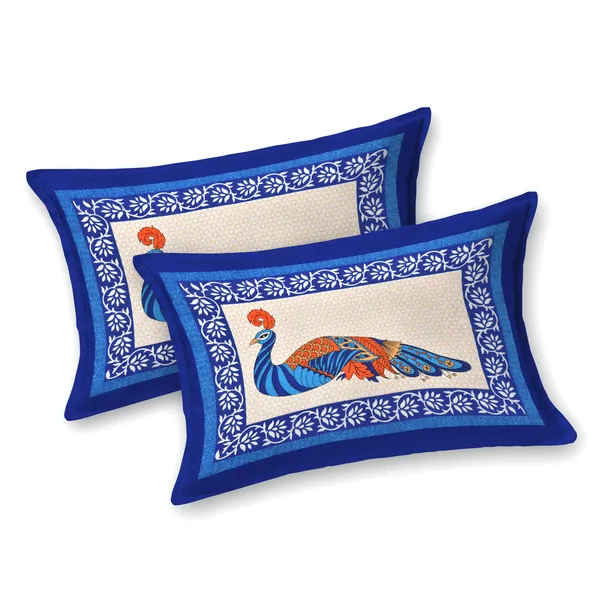 Premium_Cotton_Bedsheet,_Blue_(TC-220)