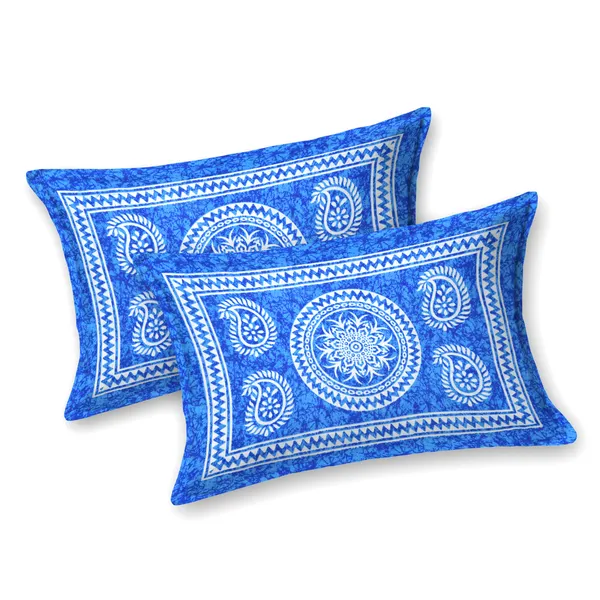 Premium_Cotton_Double_Bedsheet,_Blue_(TC-220)