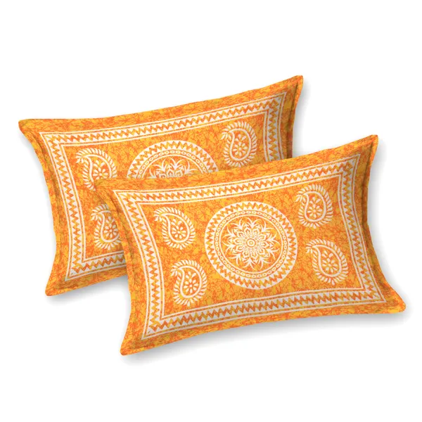 Premium_Cotton_Double_Bedsheet,_Orange_(TC-220)