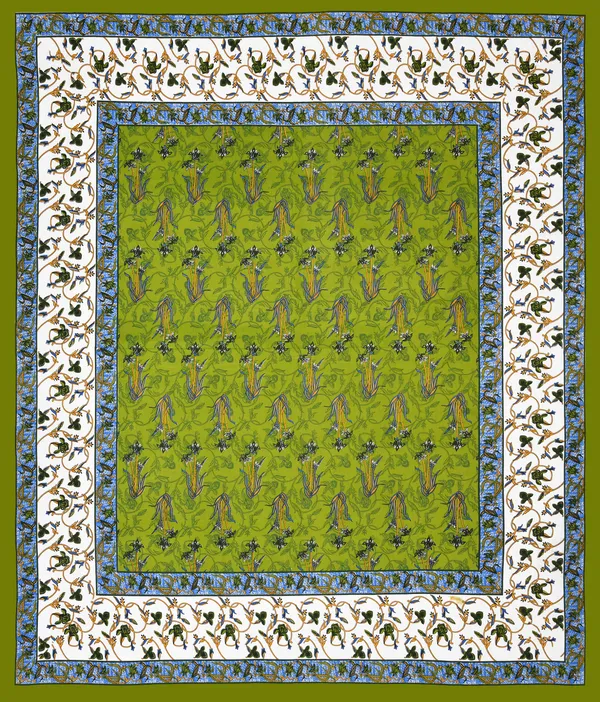 Premium_Cotton_Double_Bedsheet,_Green_(TC-220)