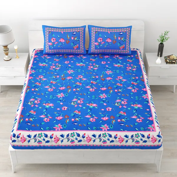 Premium_Cotton_Double_Bedsheet,_Sky_Blue_(TC-220)