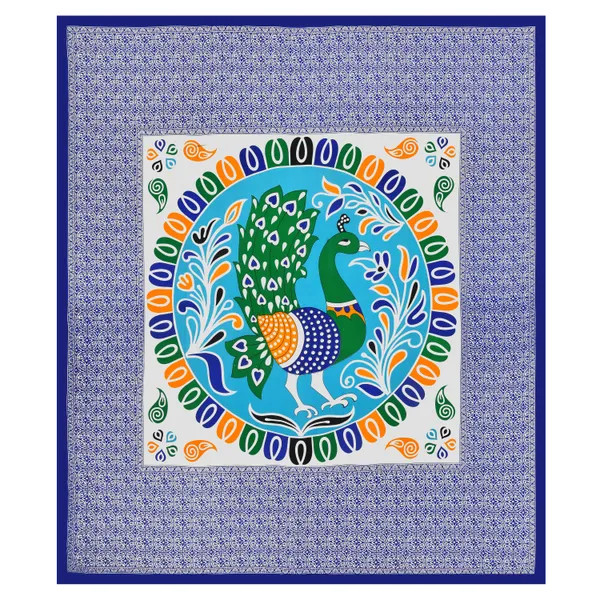 Premium_Cotton_Double_Bedsheet,_Blue_(TC-220)
