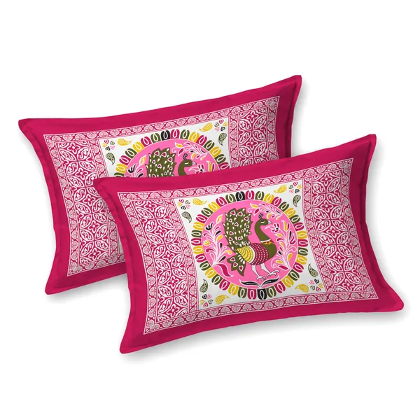 Premium_Cotton_Double_Bedsheet,_Pink_(TC-220)