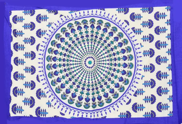 Premium_Cotton_Double_Bedsheet,_Blue_(TC-220)