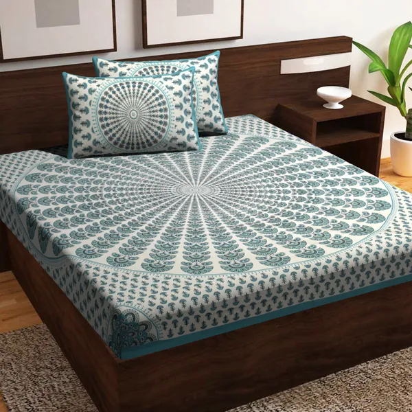 Premium_Cotton_Double_Bedsheet,_Sky_Blue_(TC-220)