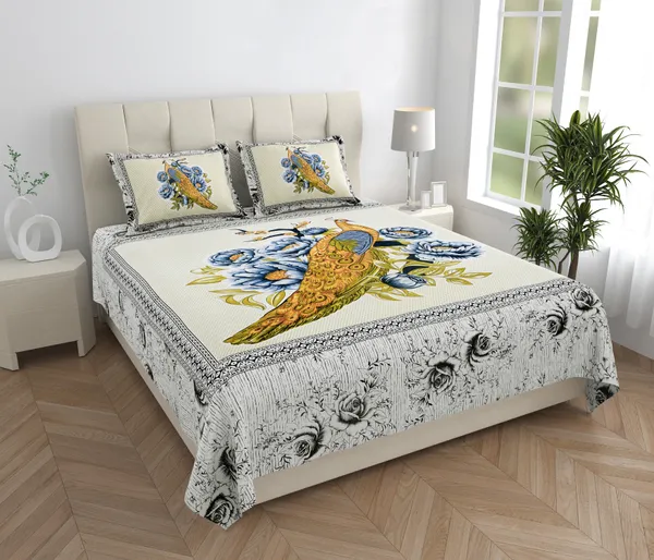 Premium_Cotton_Double_Bedsheet,_Brown_(TC-220)