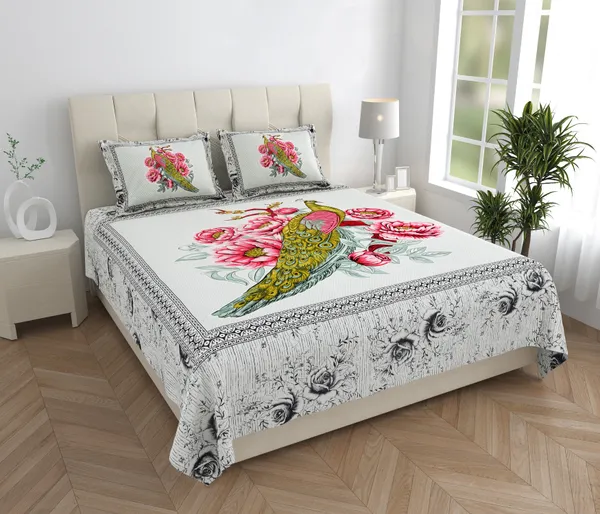 Premium_Cotton_Double_Bedsheet,_Pink_(TC-220)