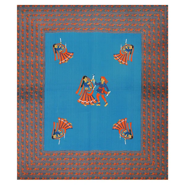 Premium_Cotton_Double_Bedsheet,_Blue_(TC-220)