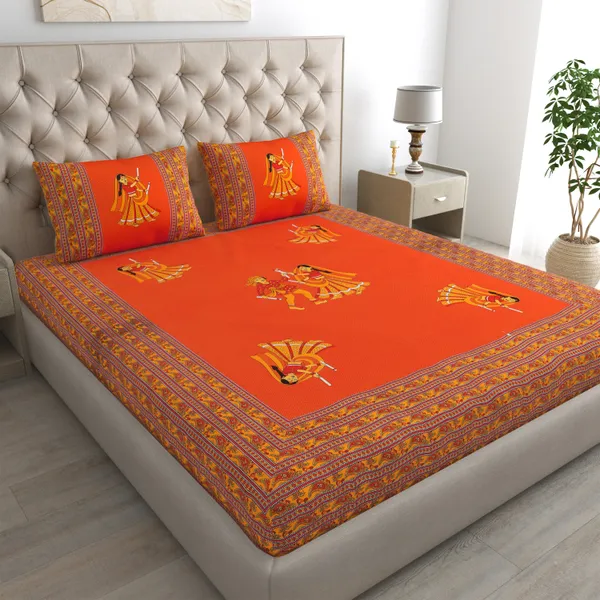 Premium_Cotton_Double_Bedsheet,_Red_(TC-220)
