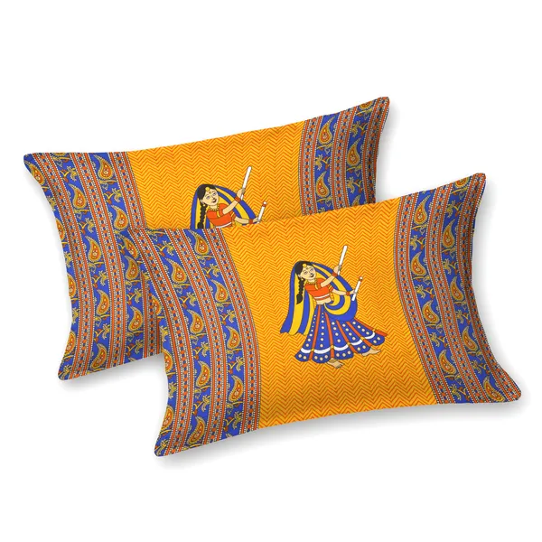 Premium_Cotton_Double_Bedsheet,_Yellow_(TC-220)
