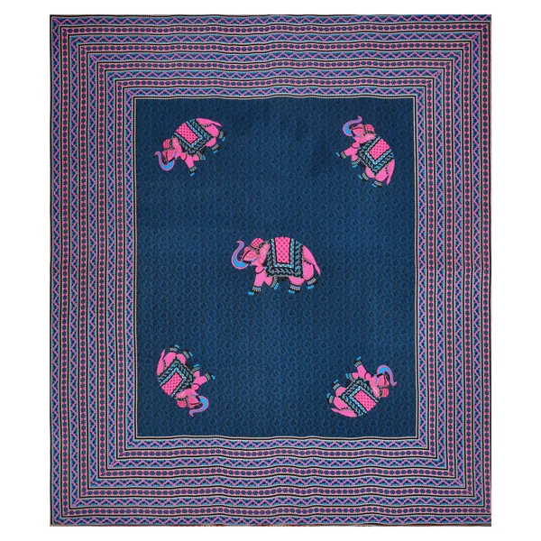 Premium_Cotton_Double_Bedsheet,_Blue_(TC-220)
