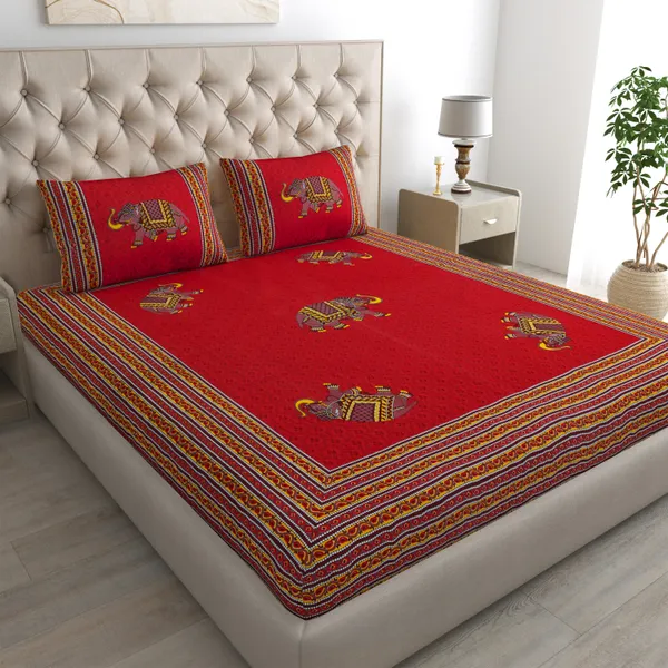 Premium_Cotton_Double_Bedsheet,_Maroon_(TC-220)