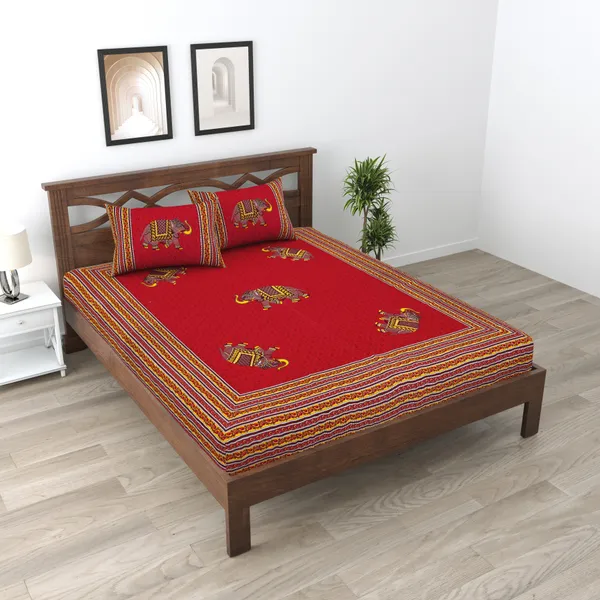 Premium_Cotton_Double_Bedsheet,_Maroon_(TC-220)