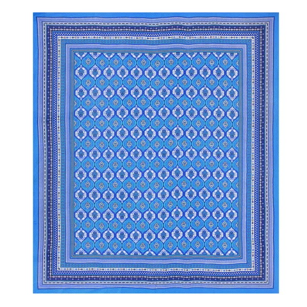 Premium_Cotton_Double_Bedsheet,_Blue_(TC-220)