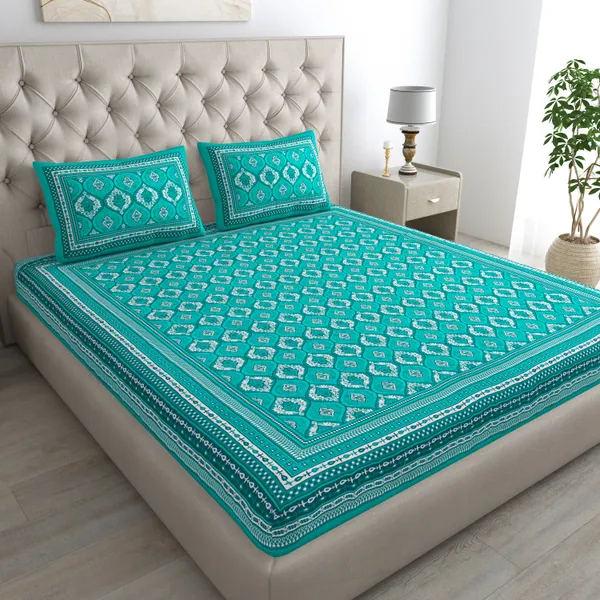 Premium_Cotton_Double_Bedsheet,_Sky_Blue_(TC-220)
