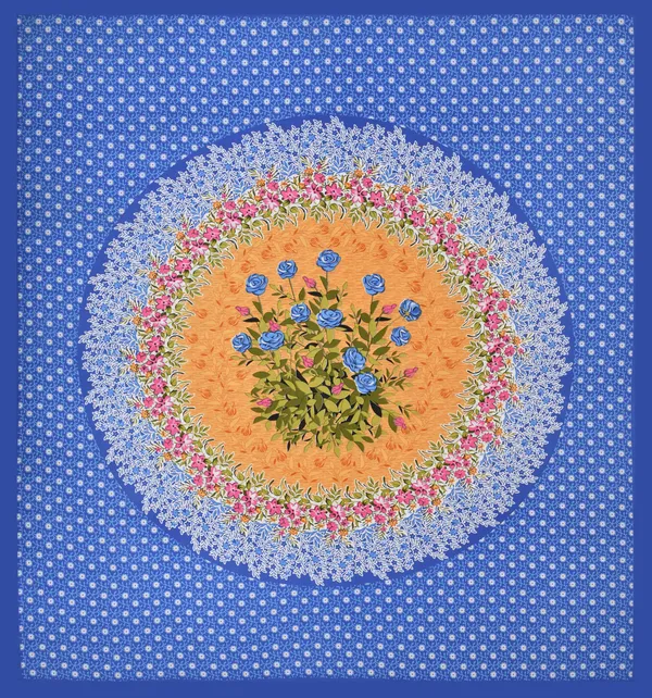 Premium_Cotton_Double_Bedsheet,_Blue_(TC-220)