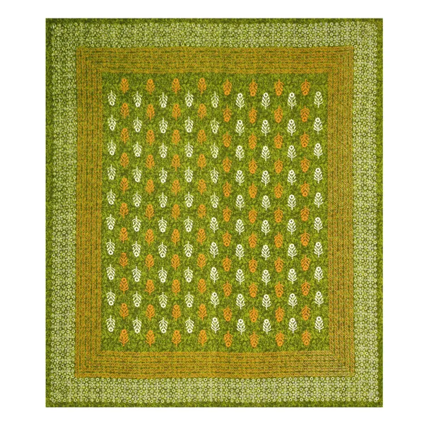 Premium_Cotton_Double_Bedsheet,_Green_(TC-220)