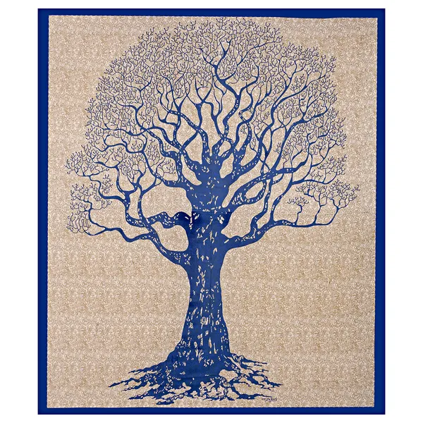 Premium_Cotton_Double_Bedsheet,_Blue_(TC-220)