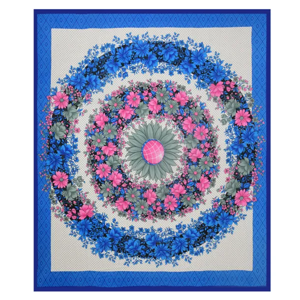 Premium_Cotton_Double_Bedsheet,_Blue_(TC-220)