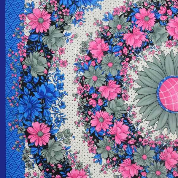 Premium_Cotton_Double_Bedsheet,_Blue_(TC-220)