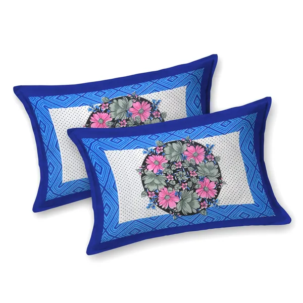 Premium_Cotton_Double_Bedsheet,_Blue_(TC-220)