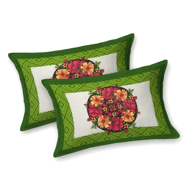 Premium_Cotton_Double_Bedsheet,_Green_(TC-220)