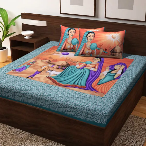Premium_Cotton_Double_Bedsheet,_Sky_Blue_(TC-220)
