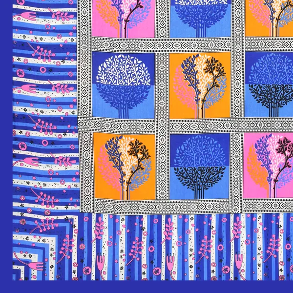 Premium_Cotton_Double_Bedsheet,_Blue_(TC-220)