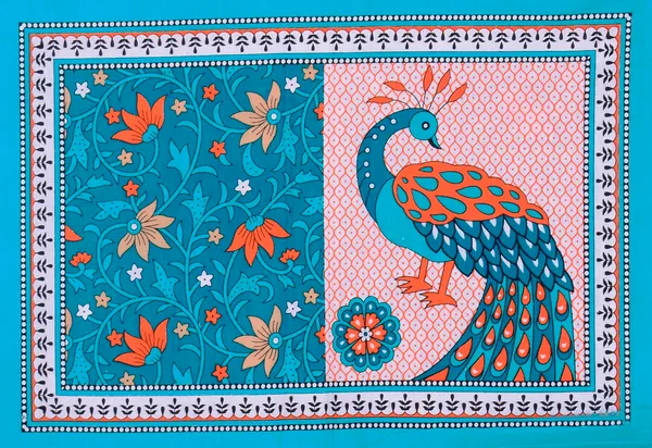 Premium_Cotton_Double_Bedsheet,_Blue_(TC-220)