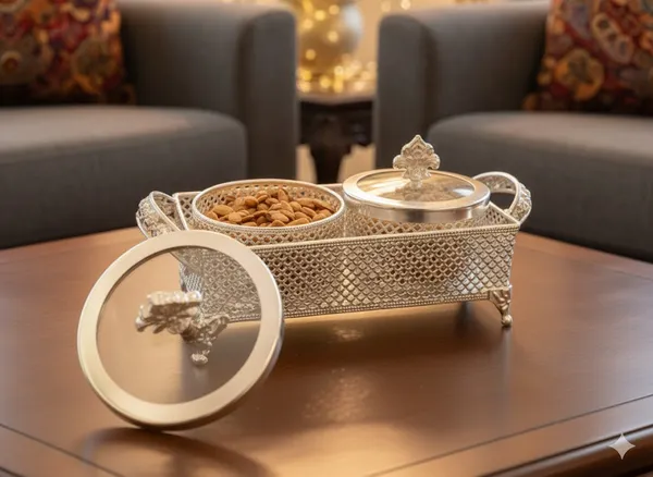 White_German_Silver_Tray_And_Jar_Set