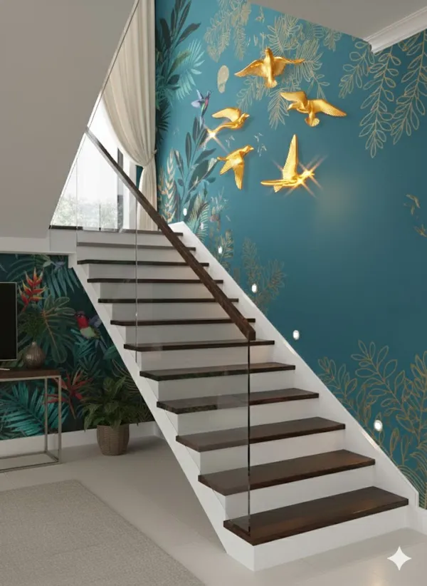 Glossy_Gold_Metal_Flying_Birds