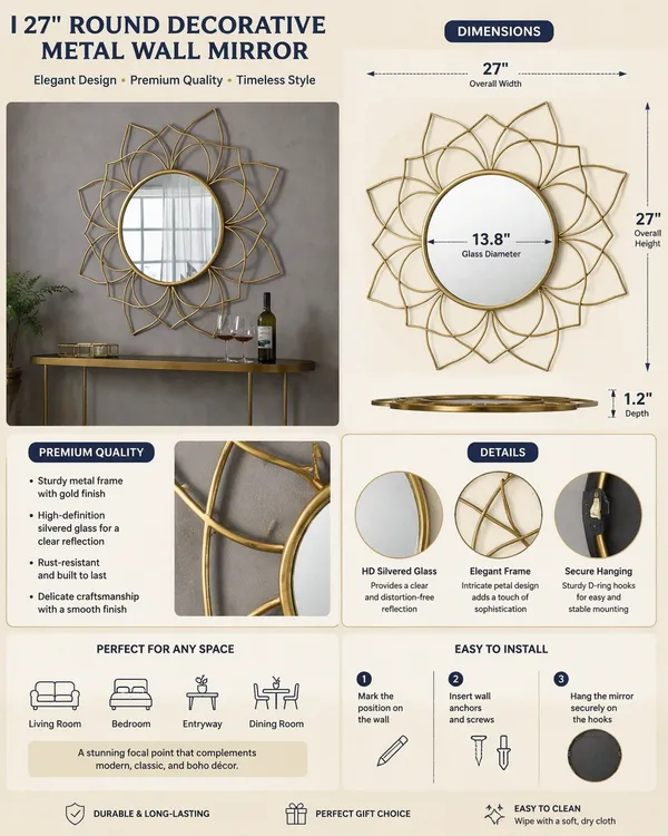 Modern_Lotus_Frame_Mirror