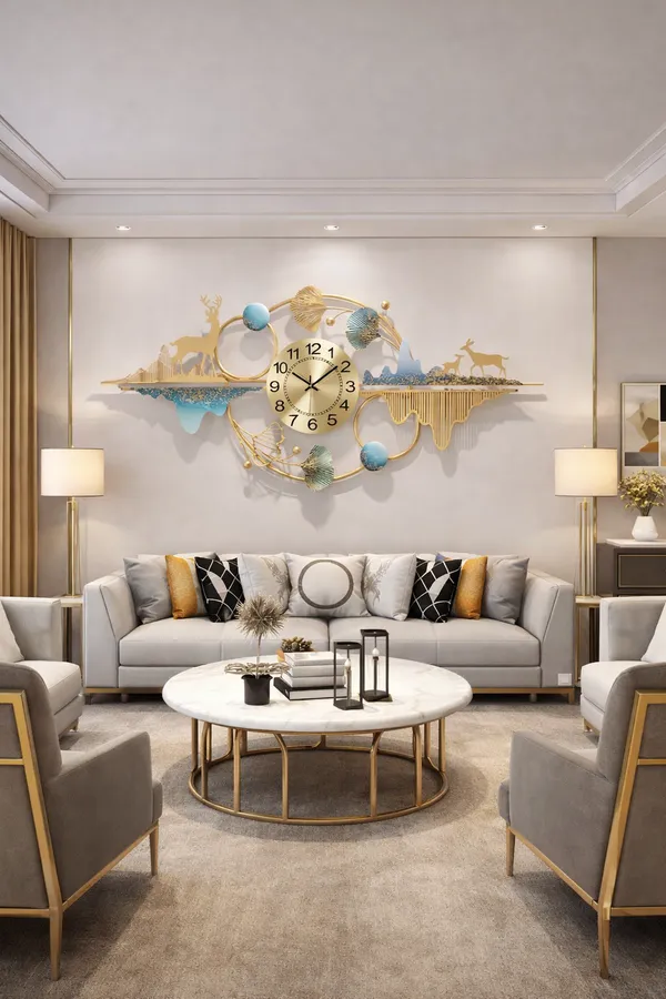 Elegant_Designer_Metal_Clock