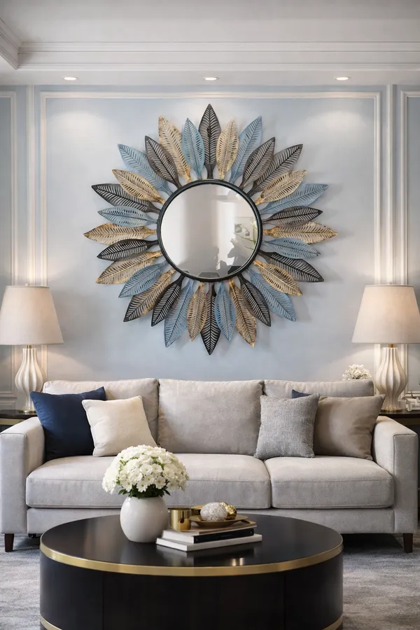Elegant_Layered_Leaf_Mirror