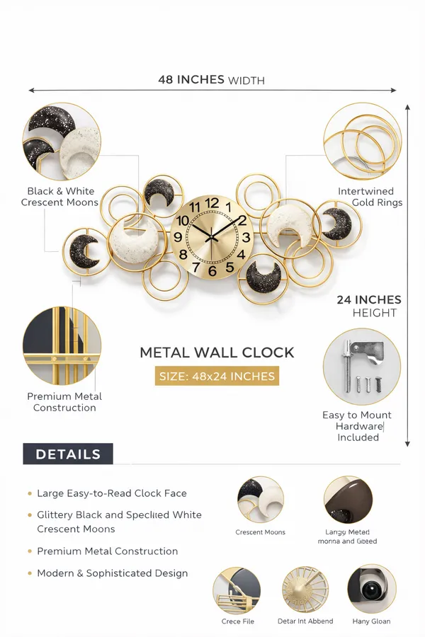 Modern_Artistic_Metal_Clock
