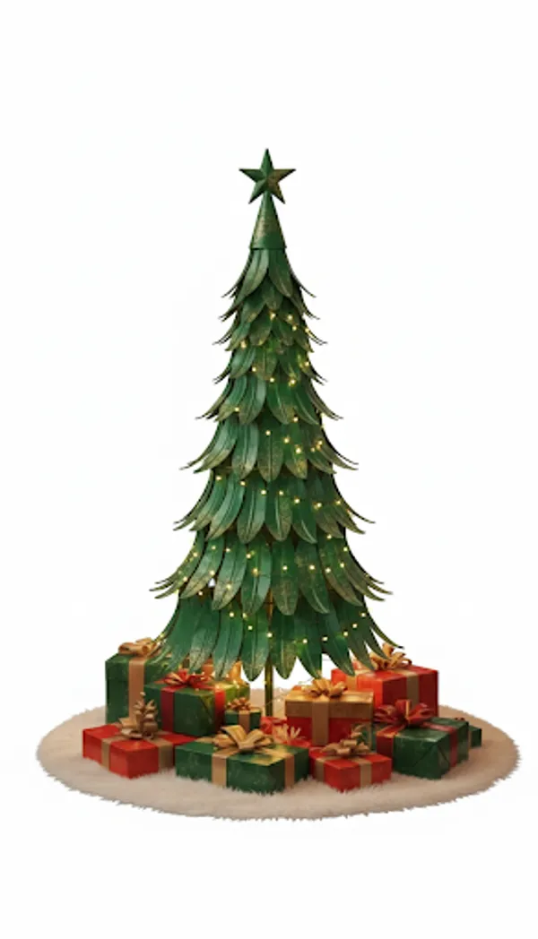 Green_Metal_3D_Christmas_Tree_Décor