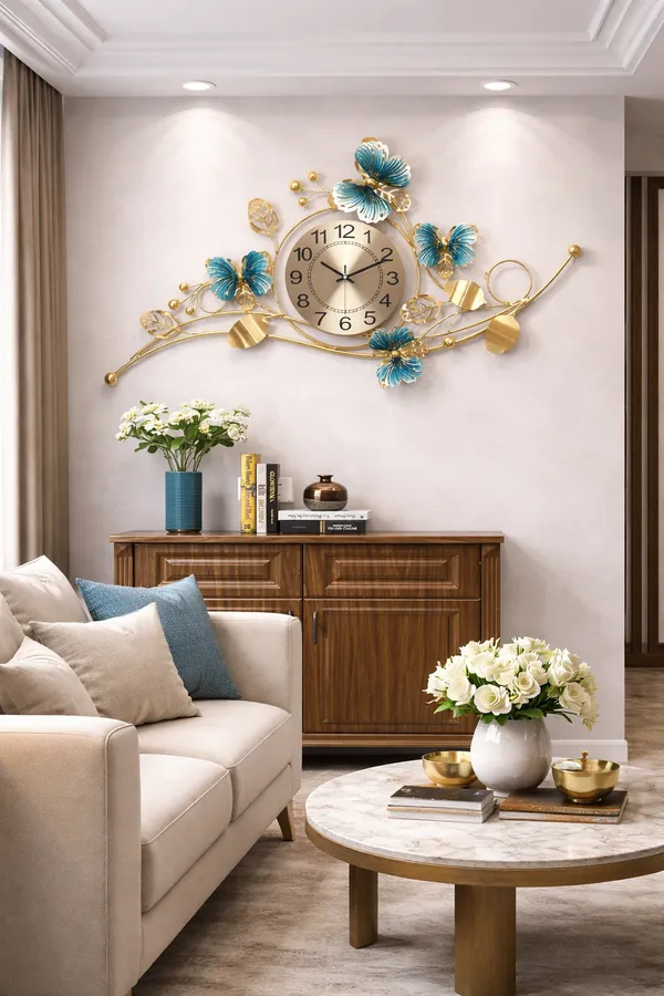 Luxury_Butterfly_Wall_Clock