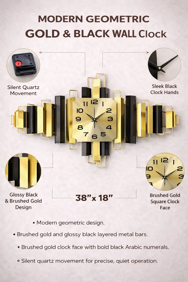 Luxury_Geometric_Metal_Clock