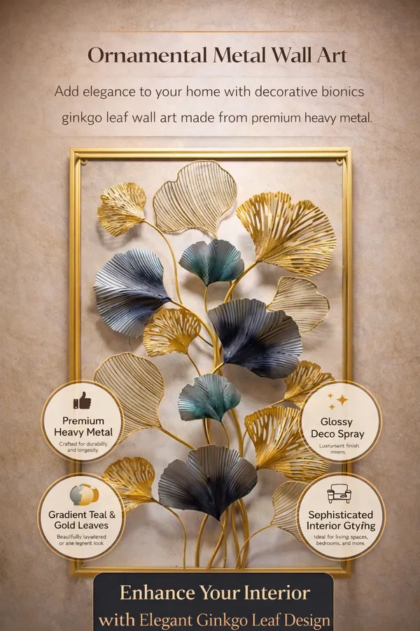 Luxury_Ginkgo_Leaf_Metal_Wall_Art_Frame_for_Elegant_Home_Decor